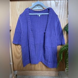 Croft & Barrow Purple Cardigan